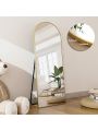 BEAUTYPEAK Arched Full Length Floor Mirror 58