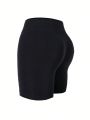 SHEIN Leisure Women'S Solid Color Athletic Shorts