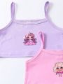 Girls' Cartoon Print Tank Top Underwear (Child)
