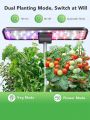 Hydroponics Growing System, 12 Pods Indoor Garden System with LED Full-Spectrum Plant Grow Light, Height Adjustable Indoor Herb Garden with Pump System, Timer Function Herb Garden Kit Indoor