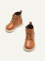 Cozy Cub Fashionable Basic Style Cute And Comfortable Soft-sole Short Boots Boots For Baby, Suitable For Country Style