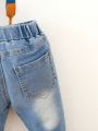 Baby Boy Slant Pocket Suspender Jeans