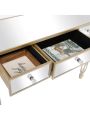 Modern Three Drawers Mirror Console Table