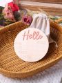 Newborn Photography Prop Set With Letter Pattern