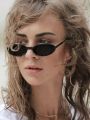 Small Frame Fashionable Trendy Sunglasses