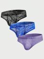 Extended Sizes Men 3pack Lace Brief