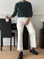 DAZY Men's Solid Color Sweater