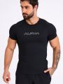 Daily&Casual Men's Short Sleeve Sport T-shirt With Letter Print