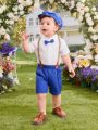 Baby Boy Elegant Three Piece Set Gentleman Suit With Gorgeous Look