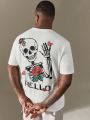Manfinity LEGND Men'S Plus Size Skull Printed T-Shirt