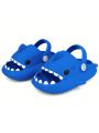Kids Shark Slides Pillow Shower Slippers Quick Dry Sandals Boys Girls Comfy Cloud Slides Summer Non-Slip Thick Sole Beach Pool shoes
