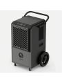 ANDTE 305 Pints Commercial Dehumidifier, Crawl Space Dehumidifier for Basement with 6.56ft Drain Hose and 24 Hr Timer, Spaces up to 9000 Sq. Ft, Compact, Portable, Auto Defrost, Memory Starting