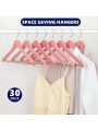 American Red Cedar Hangers 30 Pack, Smooth Finish Wood Coat Hangers for Suit Shirt, Aromatic Cedar Clothes Hangers with Swivel Hook & Notches for Dress, Jacket, Pants (Cedar,30)