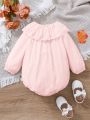 Baby Eyelet Embroidery Scallop Trim Bodysuit