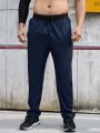 SHEIN Golf Casual Sporty Drawstring Waist Casual Pants For Men