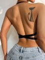 Plain Underwire Bra With 1pair Strap & 1pc Belted