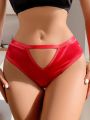 Triangle Panties With Cross-Back Design (Valentine'S Day Theme)