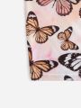 SHEIN Kids Y2Kool Girls Butterfly Print Cami Dress