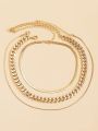 3pcs Minimalist Chain Necklace