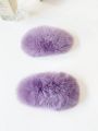 2pcs/set Women's Colorful & Alloy Fashion Banana Shaped Hair Clips, Daily Accessories