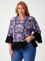 Pamile Plus Size Women'S Floral Print T-Shirt