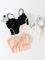 Teenage Girls' Lace Underwear Set, 3pcs