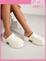 Cuccoo Everyday Collection Women Shoes Fashion Candy Colored Thick-Soled Lightweight White Outdoor Eva Slippers