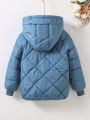 Thick -padded Hooded Winter Padded Jacket For Boys