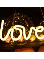 Love Neorene Led Shape Light For Proposal & Decoration Without Battery