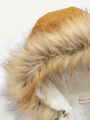 Cozy Cub Baby Boy Fuzzy Trim Plush Lined Hooded Winter Coat