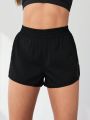 Running Women's Summer Two-layered Running Shorts Comfortable And Anti-chafing