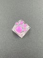 1pc Cute Violet Anti-scratch Translucent Abs Resin Cat Claw Design Keycap For Cross Axis Mechanical Keyboard Decoration