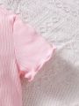 Infant Girls' Short Sleeve T-Shirt And Shorts Set