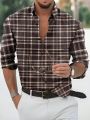 Men's Plaid Button-down Shirt