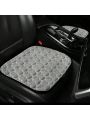 1pc Car Seat Cushion, Universal Winter Plush Front Row Seat Mat Without Backrest