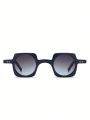1pc Women's Decorative Fashion Square Glasses Suitable For Daily Wear