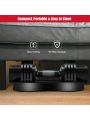 Gymax 27.5lbs 5-in-1 Adjustable Dumbbell One-hand Quick Adjustment for Gym Home Office