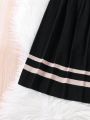 Teenage Girls' Pleated Knit Skirt