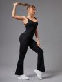 Yoga Basic Seamless Yoga Jumpsuit/Wide Legs/High Waist Tummy Control/Perfect For Both Yoga And Daily Wear