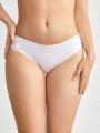 Solid Ruched Side Brief