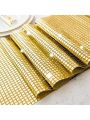 5 Pack 12 x 108 Inch Disco Table Runner Glitter Sequin Mirror Foil Table Runner for 70s 80s Disco Theme Party Birthday Wedding Event Table Decorations