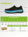 OrthoComfoot Mens Comfortable Arch Suppor Slip On Loafers, Orthotic Leisure Walking Shoes Outdoor, Indoor, Driving, Casual Flexible Boat Shoes with Soft Footbed