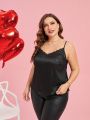 SHEIN Clasi Valentine's Day  Plus Size Tank Tops & Camis