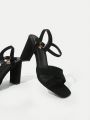 SHEIN SXY 1pair Fashionable Sandals