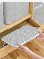 1pc Foldable Non-woven Storage Bag For Quilt, Clothes, Large Capacity Organizer Box For Wardrobe
