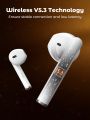 Teckwe Wireless Earbuds,5.2 Smart Noise Cancelling Low Latency Low Power Consumption In-Ear Earphones Compatibility With IPhone Android Phone Laptop