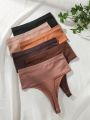 6pcs Women's Seamless Thongs