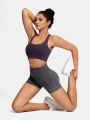 Yoga High Street Women's High Waisted Tummy Control Athletic Shorts