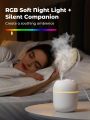 Teckwe Mini Humidifier,Quiet Operation & Cool Mist Aroma Diffuser,2 Mist Modes For Car/Office/Bedroom Birthday Holiday Gift 220mL