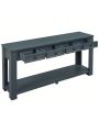 Merax Console Table/Sofa Table with Storage Drawers and Bottom Shelf for Entryway Hallway